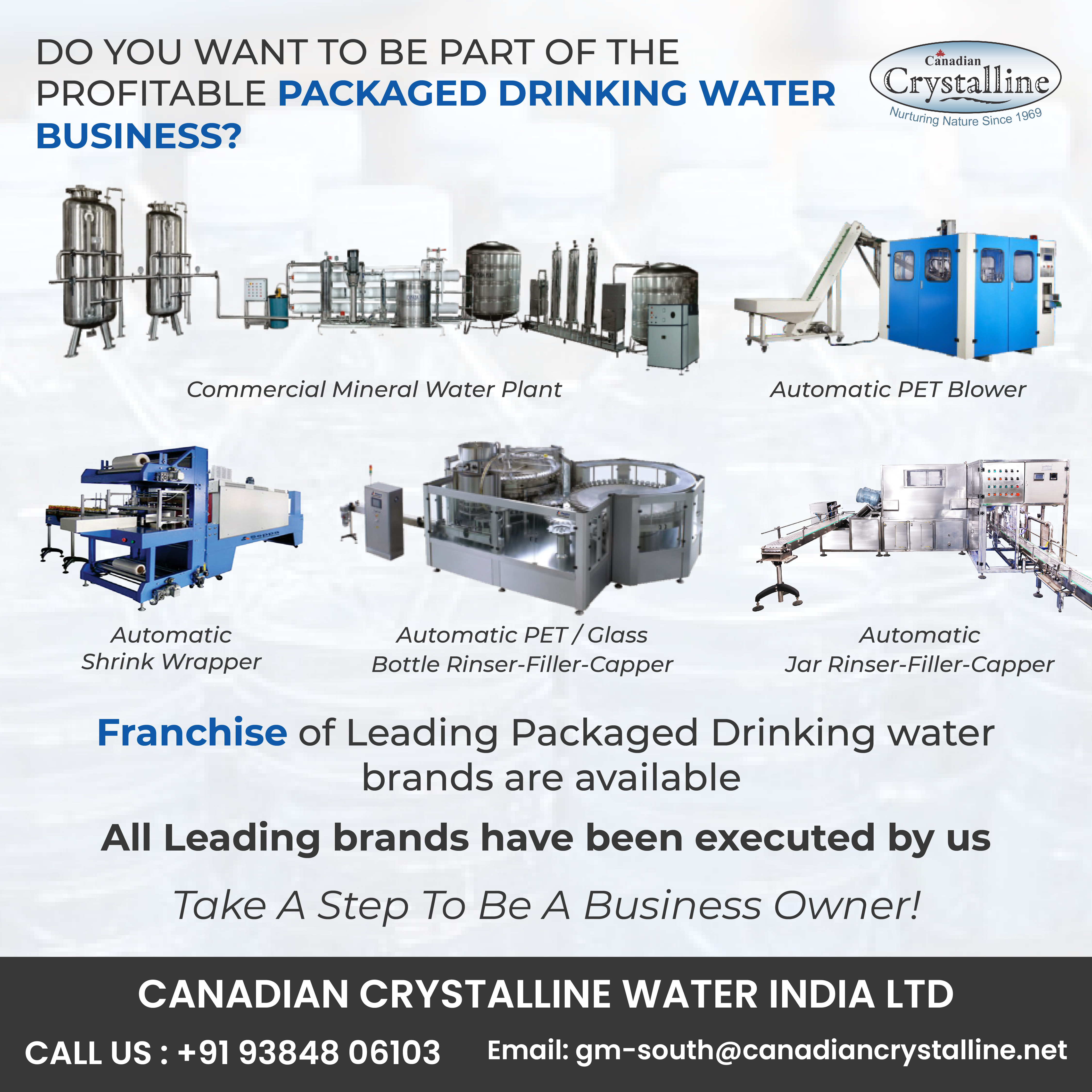 mineral water plant projects